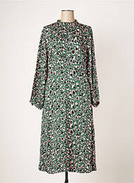 Robe longue manches longues manches longues vert WHITE STUFF femme