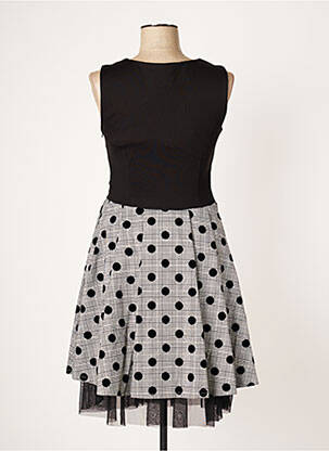 Robe mi-longue sans manche sans manche noir FRACOMINA femme