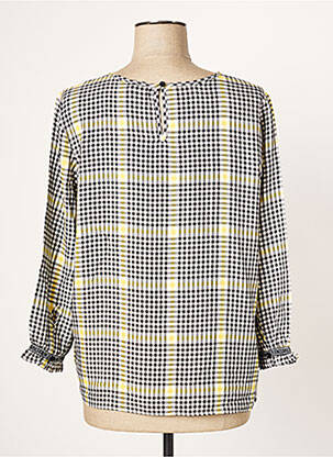 Blouse fermeture boutonnée au dos manches 3/4 jaune STREET ONE femme