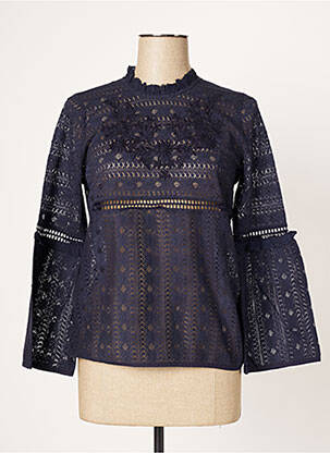 Top manches longues bleu PETITE MENDIGOTE femme