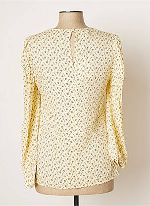 Blouse imprimé fleurs manches longues beige SECOND FEMALE femme