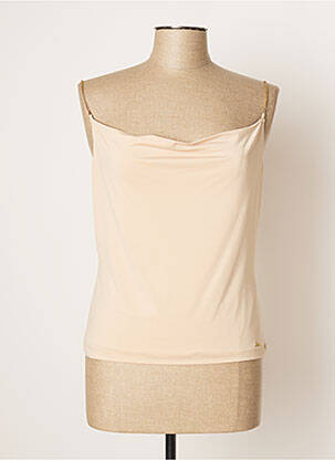 Top stretch fines bretelles beige GAUDI femme