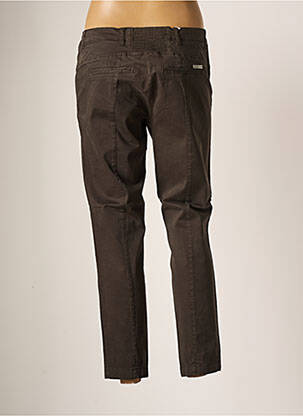 Pantalon 7/8 tissage popeline taille normale gris LIU JO femme