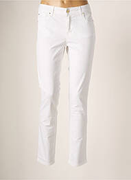 Pantalon slim taille basse taille basse blanc FRACOMINA femme