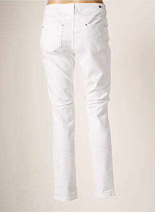 Pantalon slim taille basse taille basse blanc FRACOMINA femme