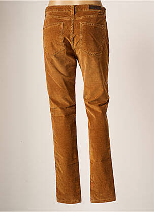 Pantalon slim stretch taille normale marron DENIM STUDIO femme