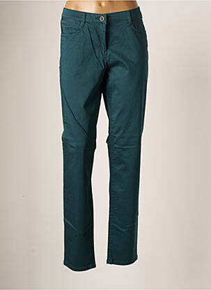 Pantalon slim vert SANDWICH pour femme