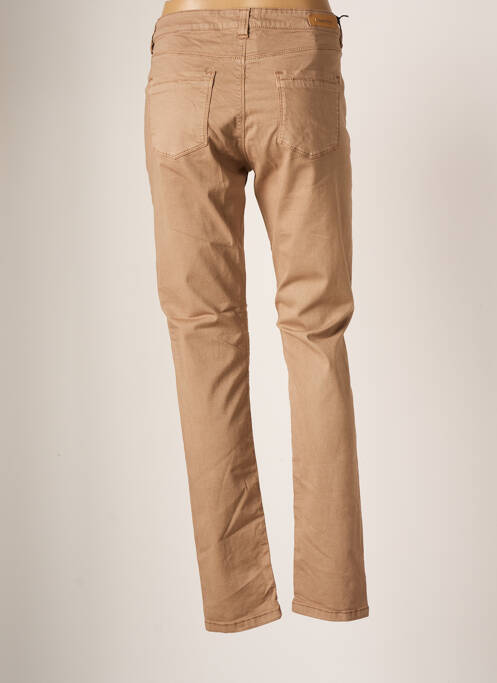 Pantalon slim beige DENIM STUDIO femme