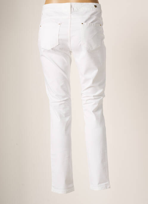 Pantalon slim blanc FRACOMINA pour femme