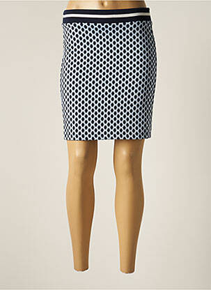 Jupe courte coupe droite bleu STREET ONE femme