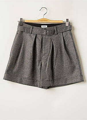 Short fermeture zippée sous rabat boutonné taille normale gris LIU  JO femme