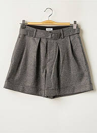 Short fermeture zippée sous rabat boutonné taille normale gris LIU  JO femme