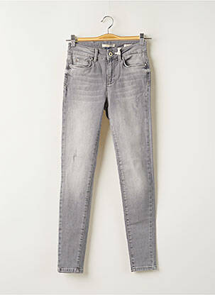 Jeans coupe slim slim taille normale gris FRACOMINA femme