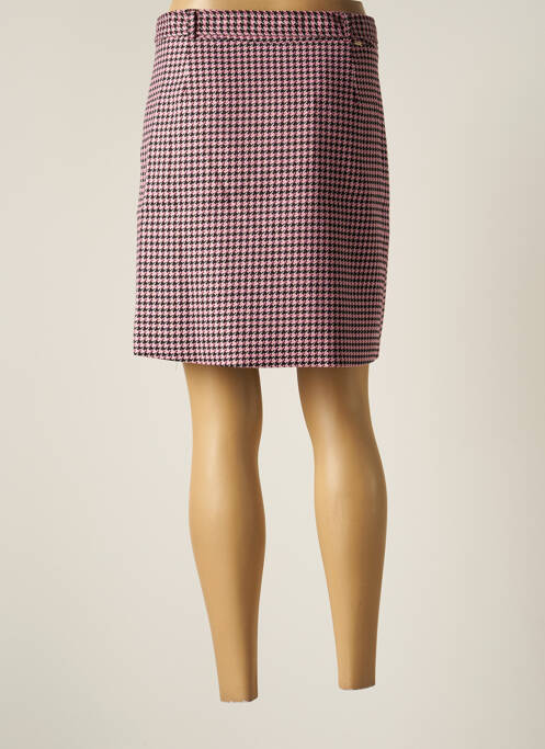 Jupe courte rose FRACOMINA pour femme