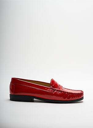 Mocassin rouge 2025 femme pas cher