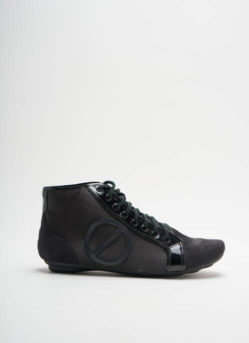 Bottines/boots bout rond talon plat jusqu'à 3cm noir NO NAME femme