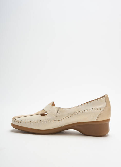 Mocassins beige FLEXELL pour femme
