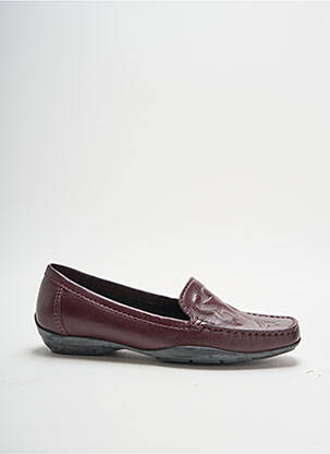 Mocassins tissage satiné talon plat jusqu'à 3cm violet PEDRO TORRES femme