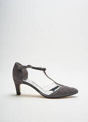 Sandales/Nu pieds gris AZUREE pour femme seconde vue