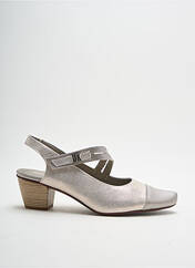 Sandales/Nu pieds gris DORKING pour femme seconde vue