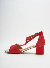 Sandales/Nu pieds rouge REGARDE LE CIEL pour femme seconde vue