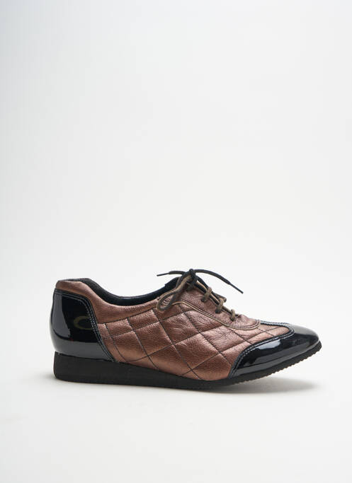 Chaussures de confort fermeture lacets talon plat jusqu'à 3cm noir ELANTINE femme