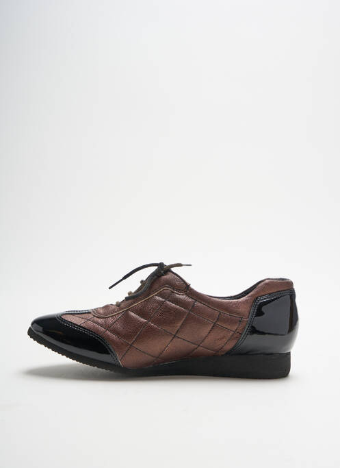 Chaussures de confort fermeture lacets talon plat jusqu'à 3cm noir ELANTINE femme