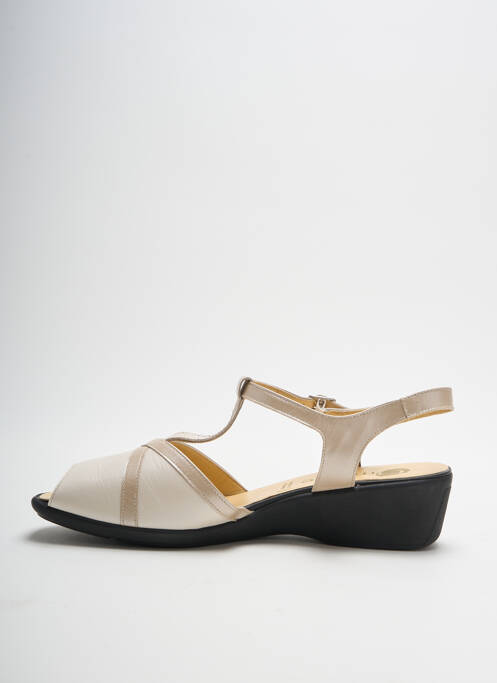 Sandales/Nu pieds beige OMBELLE pour femme