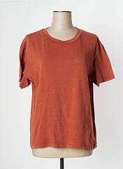 T-shirt marron AMERICAN VINTAGE pour femme seconde vue