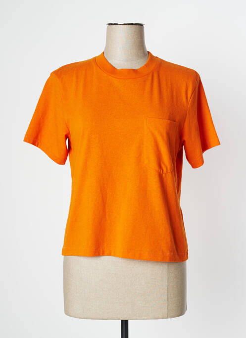 T-shirt orange AMERICAN VINTAGE pour femme