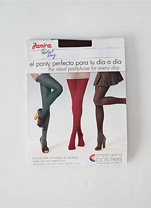 Collants stretch marron JANIRA femme