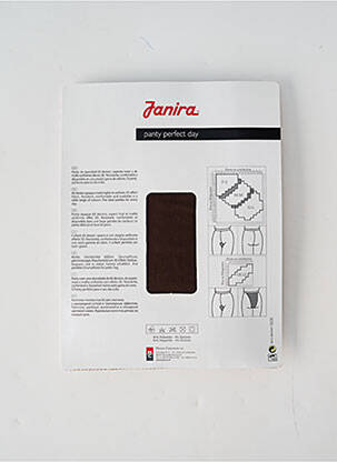 Collants stretch marron JANIRA femme