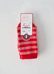 Chaussettes rouge LABONAL pour enfant seconde vue