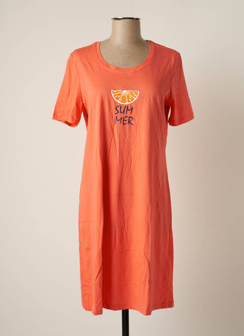 Chemise de nuit orange RINGELLA pour femme