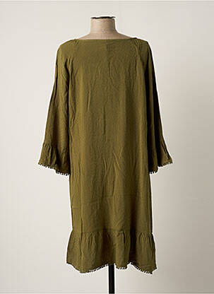 Robe de plage fermeture liens à nouer vert TAUBERT femme