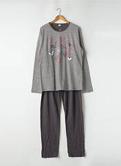 Pyjama gris VANIA pour femme seconde vue
