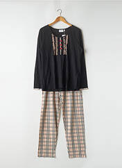 Pyjama noir RINGELLA pour femme seconde vue