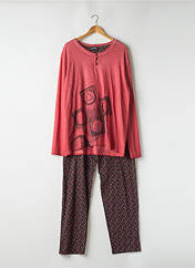Pyjama rouge SOY pour femme seconde vue