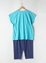 Pyjashort bleu ROSE POMME pour femme seconde vue