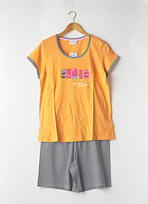 Pyjashort orange RINGELLA pour femme