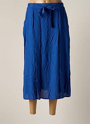 Jupe longue taille haute bleu GRIFFON femme