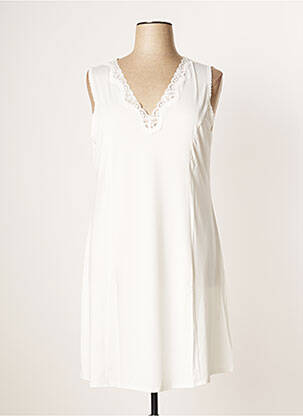 Jupon /Fond de robe blanc ROSE POMME pour femme