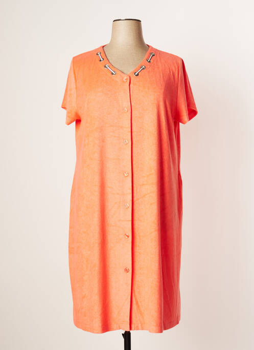 Robe de chambre orange EGATEX pour femme