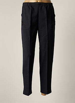 Pantalon droit taille élastique taille normale bleu ROSE POMME femme