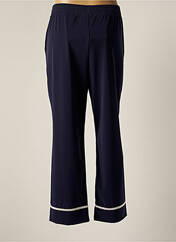 Pantalon droit bleu JANIRA pour femme seconde vue