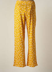 Pantalon large jaune JANIRA pour femme seconde vue