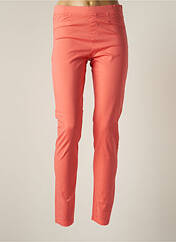 Pantalon slim orange JANIRA pour femme seconde vue
