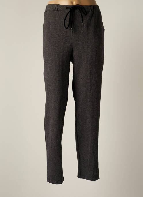 Pantalon droit noir GRIFFON pour femme