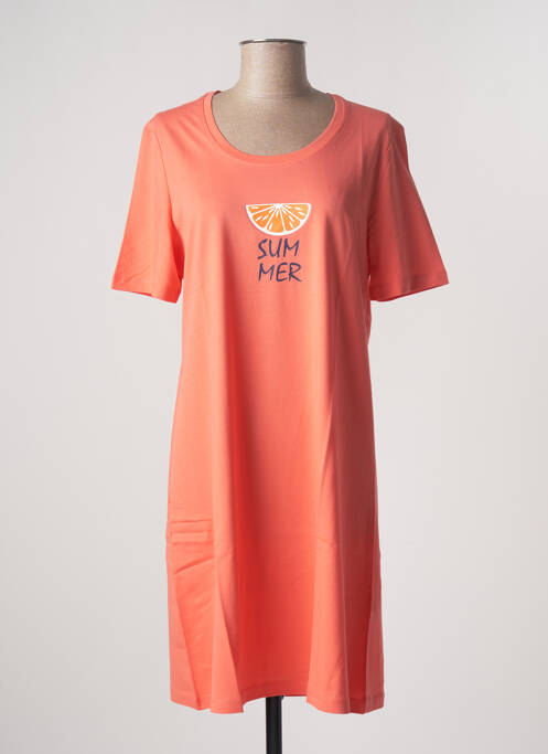 Chemise de nuit orange RINGELLA pour femme