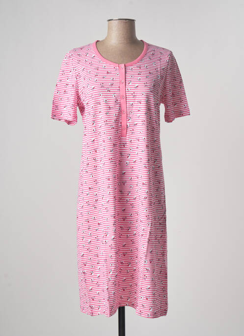 Chemise de nuit rose RINGELLA pour femme